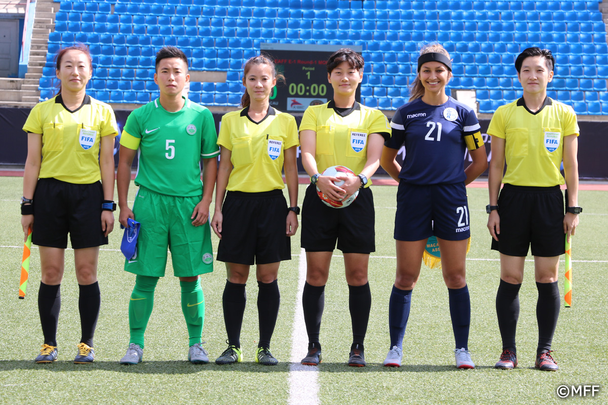 women's match Macau vs Guam