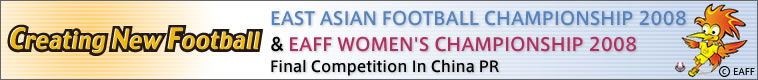 EAST ASIAN FOOTBALL CHAMPIONSHIP 2008 & EAFF WOMEN'S CHAMPIONSHIP 2008